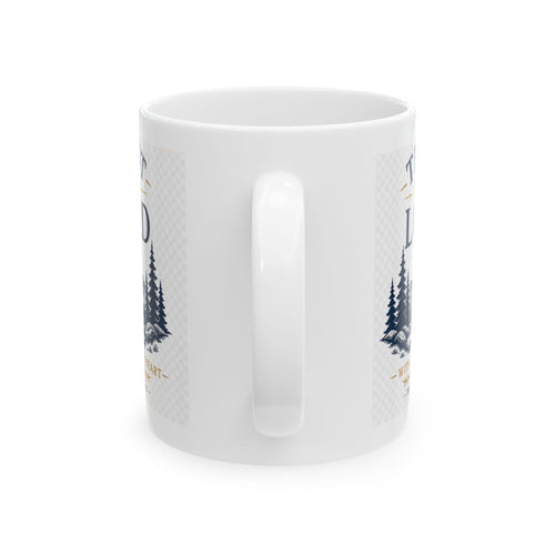Mug — 'Trust the Lord' Inspirational Christian Coffee Mug with Forest Design (11oz/15oz)